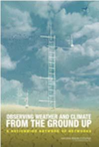 NWS National Mesonet Program In 2008, the National Academy of Sciences (NAS) identified gaps in NWS observations, particularly boundary layer wind, temperature, and humidity; solar radiation; soil