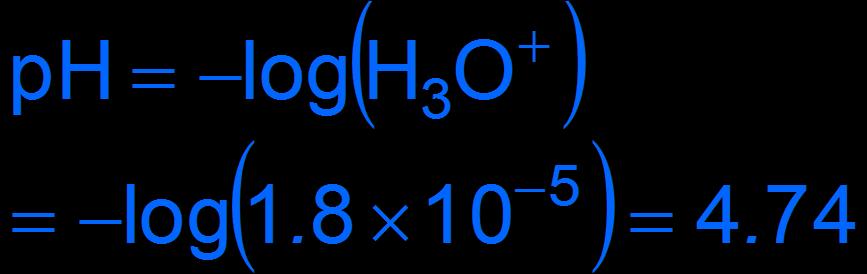 Example: What is the ph of a buffer that is 0.100 M HC 2 H 3 O 2 and 0.100 M NaC 2 H 3 O 2?