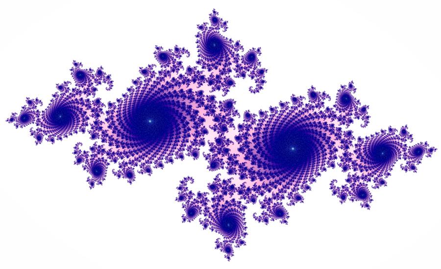 (a) (b) Fig. 2: (a) a Julia set and (b) the Mandelbrot set. Fractal Dimension: One of the important elements that characterizes fractals is the notion of fractal dimension.