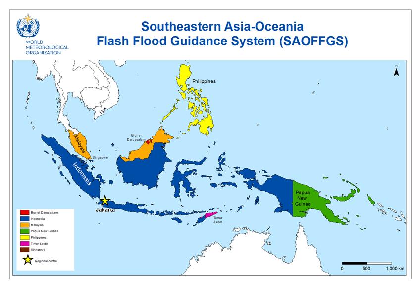 Regional Components The Regional Centre is to: Provide FFGS forecast products and data to the participating countries, collaborate with WMO and its project partners to implement flash flood