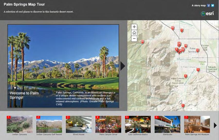 Story Maps Inform and inspire audiences Combine interactive maps and