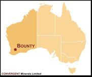 About Convergent ASX Code: CVG CVG owns 100% of the Bounty Goldfield in Western Australia with 872,000 ounces of gold Our Aim CVG s key objective is to define high grade gold and to recommence gold