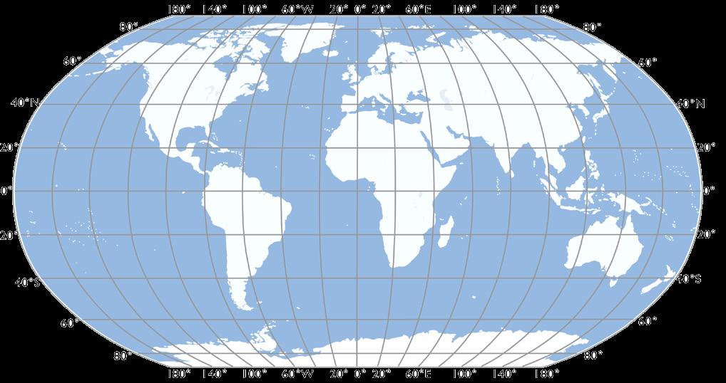 Coordinates Parallels and meridians define geographic coordinates that allow precise placement of any point on the Earth s surface.
