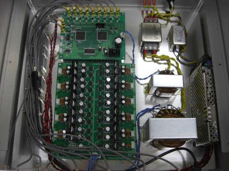 Temperature stabilization of circuit board is under investigation Prototype Multi channel high