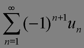 The Alternating Series Estimation Theorem If the alternating series satisfies the conditions of Leibniz s