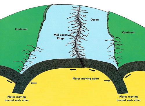 Plates Pieces of earths crust along with parts of the upper mantle are called plates.