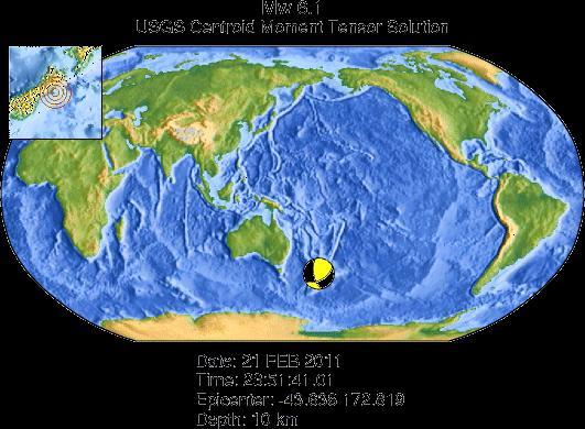 USGS Centroid Moment Solution USGS CENTROID MOMENT TENSOR 11/02/21 23:52:02.79 Centroid: -43.566 172.