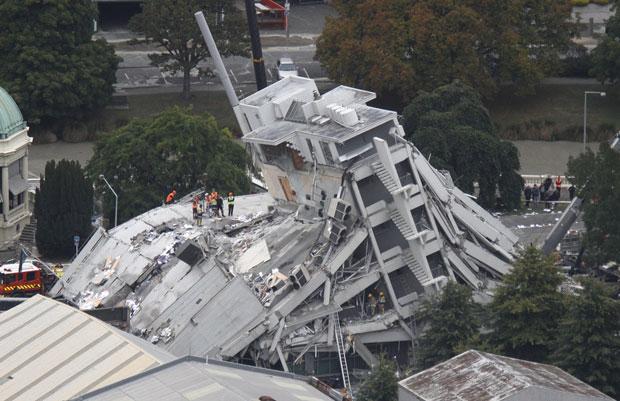 Total collapse of a building