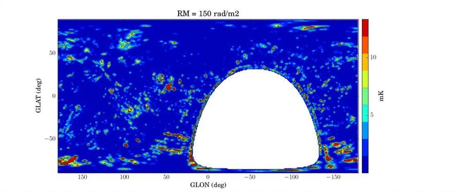 movie_jet.gif Wolleben et al., AJ, 2010 - Frequency range: 1.4-1.7 GHz - Each frame shows polarized emission at a different Faraday depth.