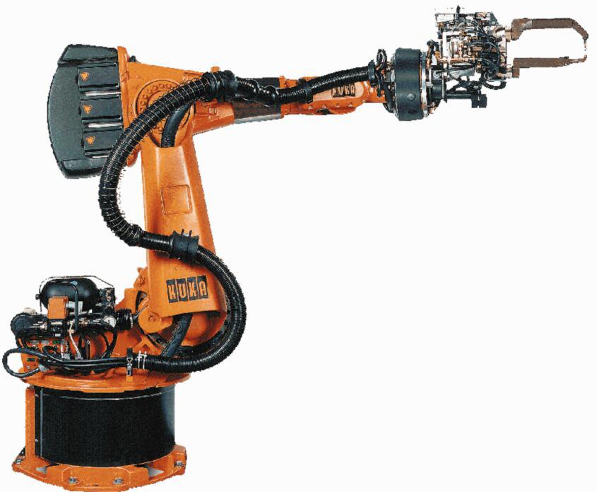 6 Jan Swevers et al. Fig. 1. Top: KUKA KR150 industrial robot with spot-welding tool. Bottom: Calibrated test load 4.