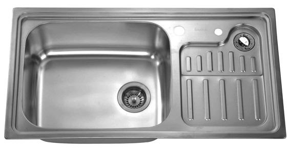 Chemistry Question 4 (52) (a) The kitchen sink shown in the photograph is made from the metal aluminium.