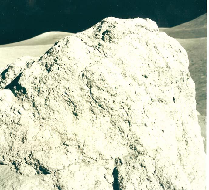 Impact melt Breccia 108.9 grams Figure 1: Location of on boulder #2 on landslide off of South Massif. Boulder is ~ 2-3 meters high. AS17-137-20918.