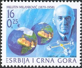 Slavonian Milutin Milanković (1879-1958), born in Dalj: orthodox calendar, astronomical theory of climate change M.M.: Durch ferne Welten und Zeiten.