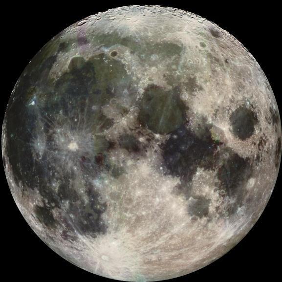 Moon from Galileo Spacecraft Apollo 15