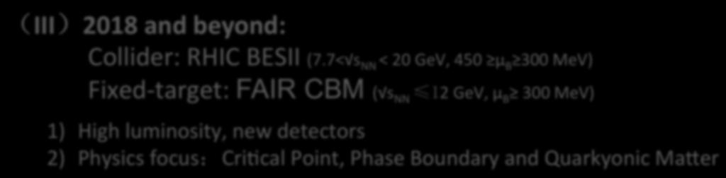 (III)2018 and beyond: Collider: RHIC BESII (7.
