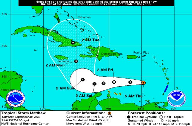 Tropical Outlook - Atlantic Tropical Storm 