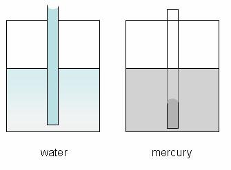 The surface tension is the amount of energy required to stretch or increase the surface area. Molecules with high IMF also have high surface tensions.
