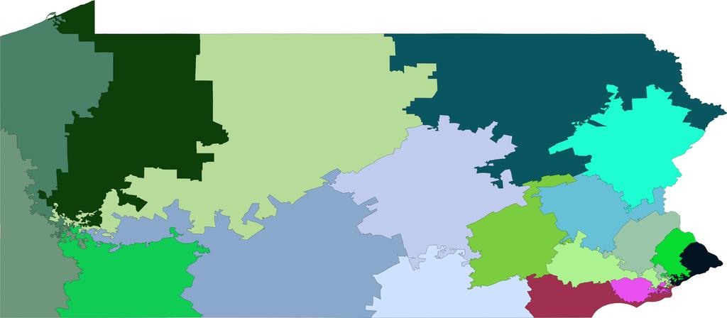 Indeed, the point of our Markov Chain framework is to compare the present districting of Pennsylvania with other just as bad districtings, to observe that even among this set, the present districting