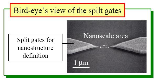 Nanoscale GaAs NMR device *Nuclear spins are polarized in