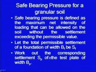 (Refer Slide Time: 44:35) Once, this ultimate bearing capacity is available, then ultimate bearing capacity of the foundation q u f, it is obtained by this