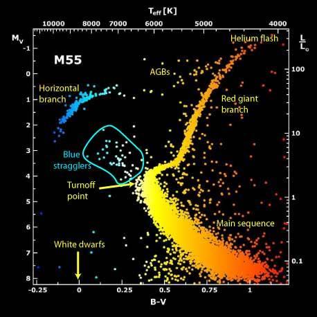 3.1 Hertzsprung-Russell diagram Different regions in the HRD correspond to different evolutionary phases: Main sequence: normal state of stars, H burning, stars spend most of their lives here Giants: