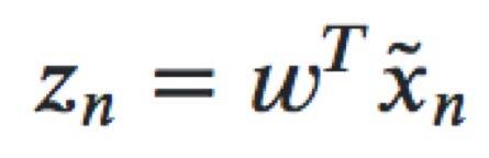 Gradient of the log likelihood Log likelihood d J(z n (w)) = y n z n log(1 + e z n ) d J(z n (w)) = dw f d