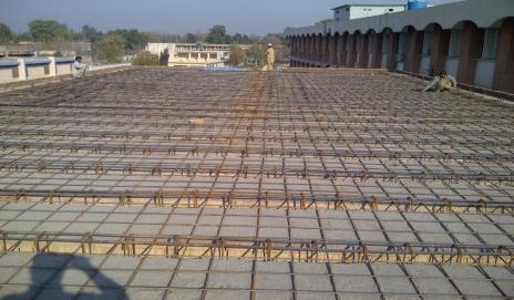 slbs, nd the entire concrete is mostly poured t once, from