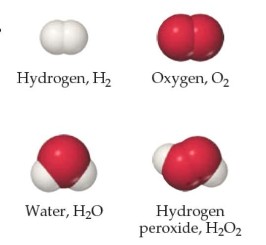 Molecules and Molecular Compounds Most of the oxygen in air consists of molecules that contain two oxygen atoms.