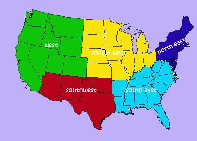 Region Divided based on