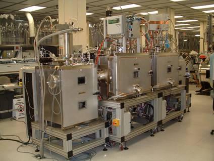 Pilot Buffer System established for long length, high throughput buffer layers for IBAD MgO Two chambers