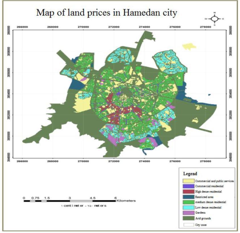 26 Journal of Tourism & Hospitality Research, Vol. 2, No 2, Autumn 2012 Fig.7 Land price buffer zone and related weights 4.
