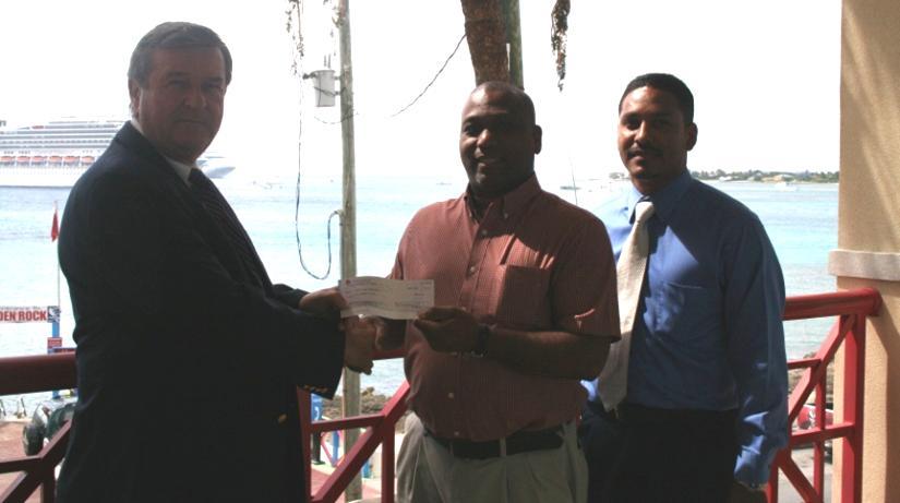5 Earlier in July, the Facility granted US$5,000 through the Cayman Insurance Managers Association to Mr Winston Gall, meteorological technician with the Cayman Islands Airport Authority, towards his