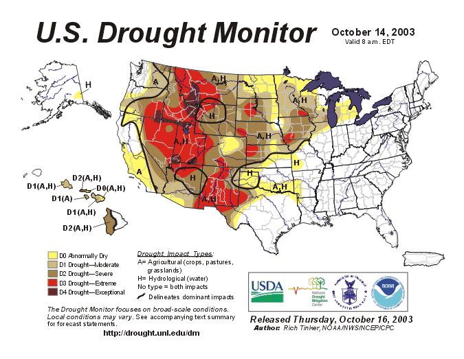 U.S. Drought Monitor http://www.