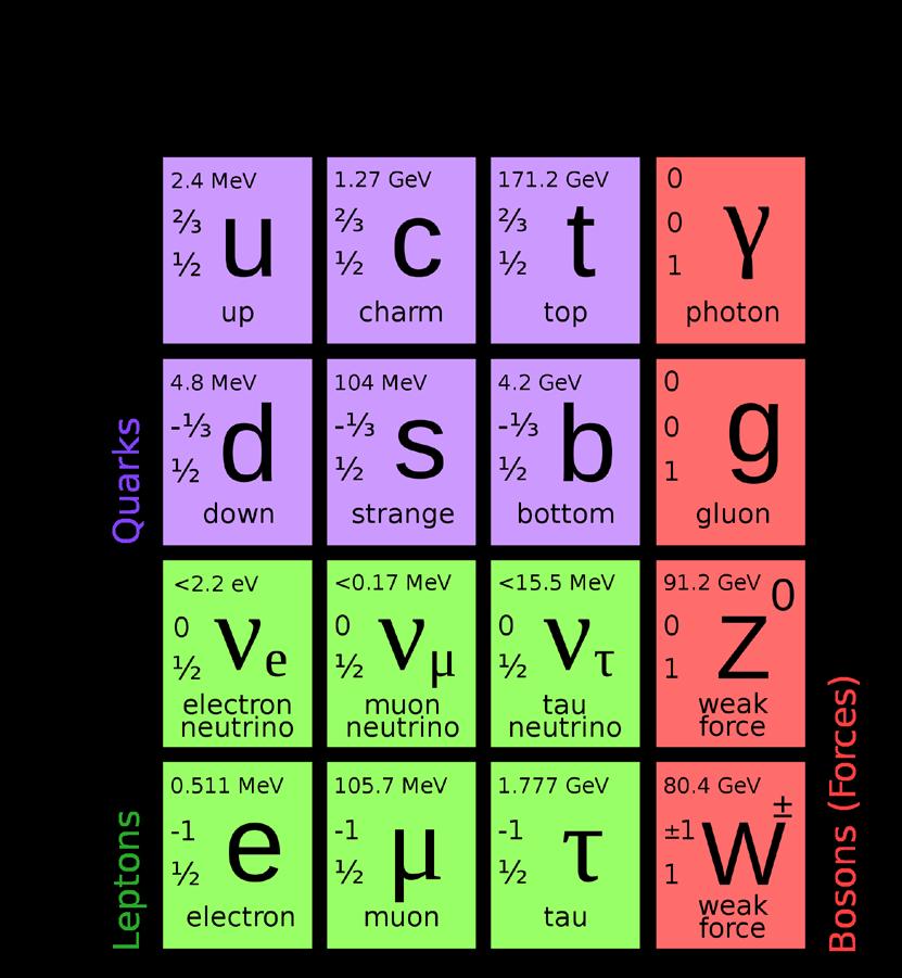 the standard model electromagnetism acts on