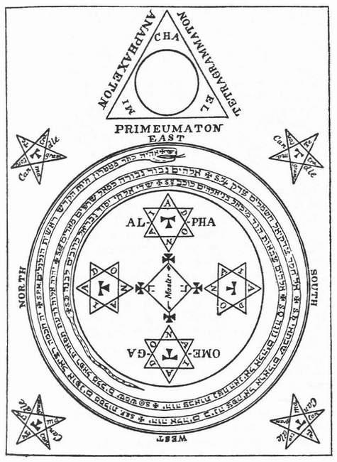 The Circle and Triangle for Goetic Evocation The grimoires go to great lengths outlining the incredibly difficult and drawn out preparations