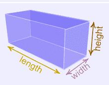 obtain a desired result The formula used to find out how much space a rectangle or square takes