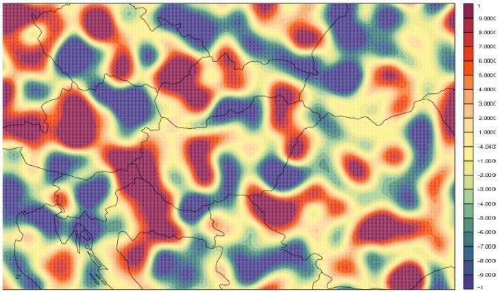 AROME-EPS Implementation of Stochastic Pattern Generator (SPG) in ALADIN code: Properties: E R O F E B model errors are represented at various scales larger (shorter) spatial scales are associated
