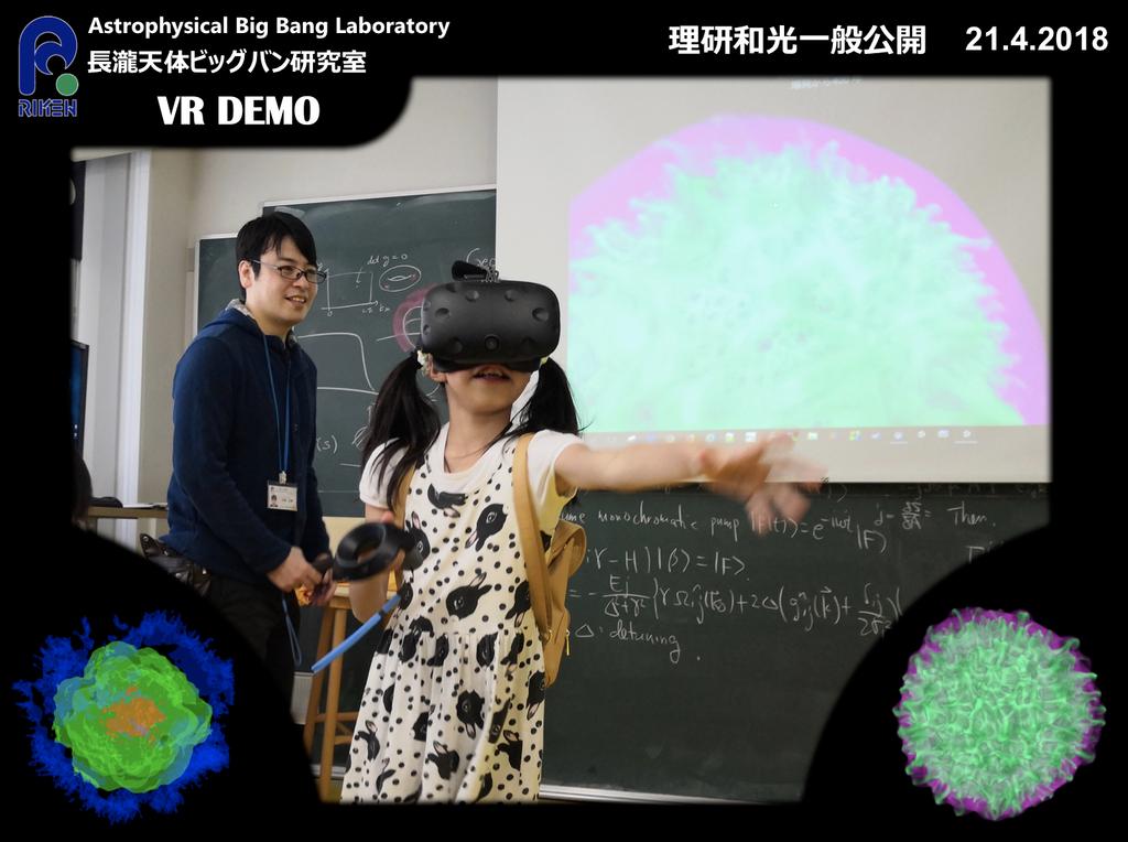6 3D visualization with Virtual Reality Ferrand & Warren 2018 RIKEN Open at