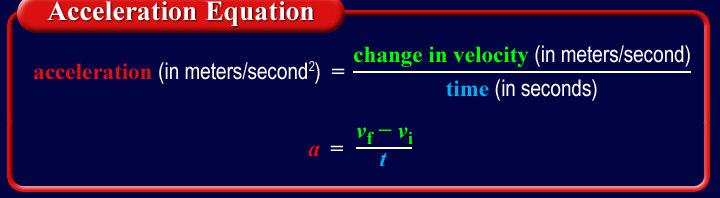2.2 Calculating Acceleration Using this expression for the change in velocity,