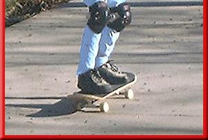 2.2 Acceleration Calculating Negative Acceleration Now imagine that a skateboarder is moving in a straight line