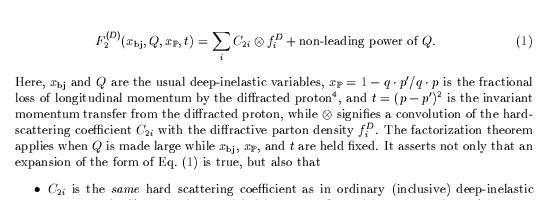 Collins' Factorisation Proof factorisation requires large scale page 3: