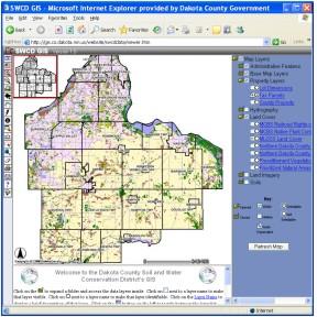 Winter 2007 Department Spotlight SWCD GIS by Dave Holmen, Dakota County Soil and Water Conservation District The Dakota County Soil and Water Conservation District (SWCD) has collaborated with the