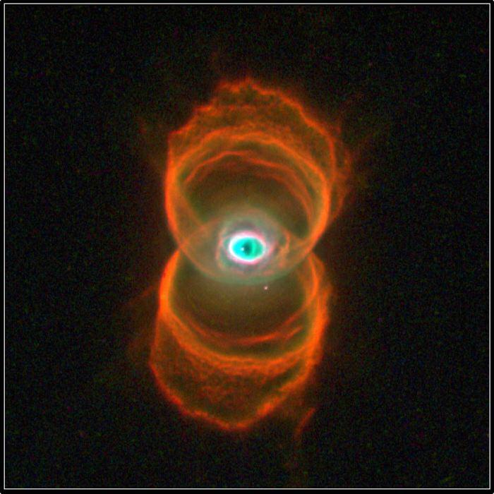 Image of the youngest known planetary nebula, the