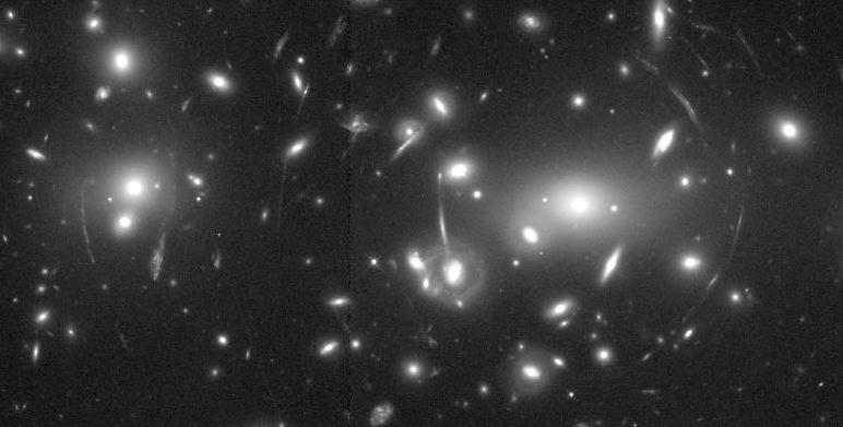 Image of the rich galaxy cluster, Abell