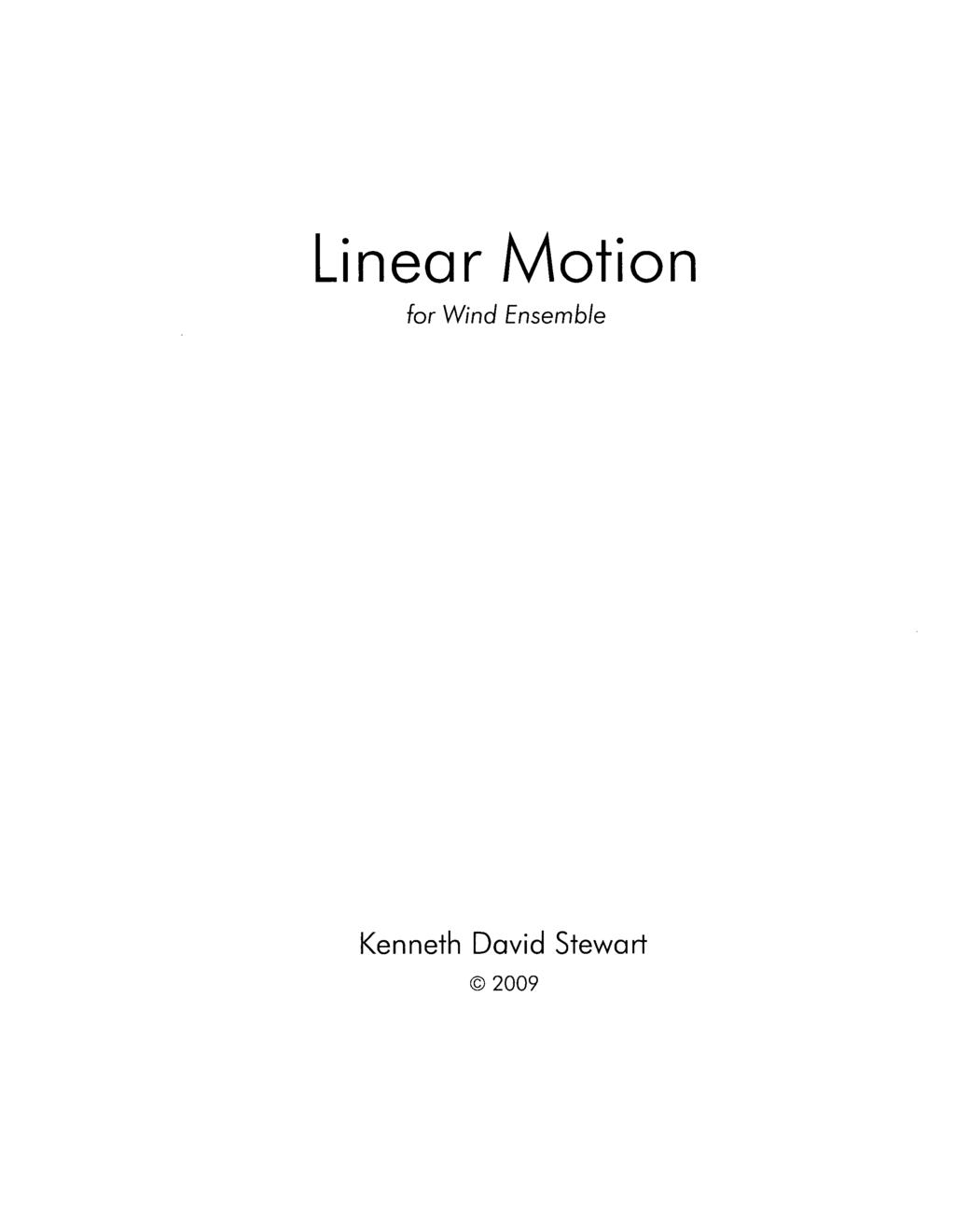 Linear Motion for Wind