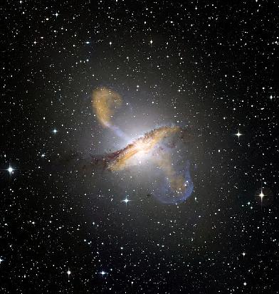 Centaurus A (NGC 5128, Next door at 4 Mpc, Seyfert 2) http://simbad.u-strasbg.