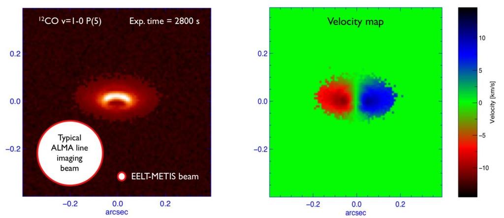 Gas dynamics in the proto-planetary disk of SR21 (Ophiucus, 160pc, 1 Myr) Dust Gap at 18 AU (sub-mm continuum emission Brown e al.