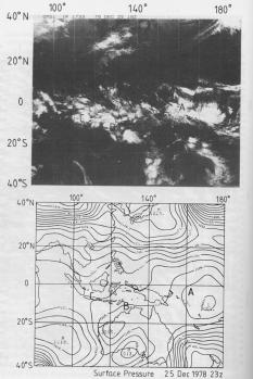CHAPTER 1. INTRODUCTION TO THE TROPICS 32 Figure 1.26 shows the surface pressure trace for Darwin from 23-28 December 1978, covering the period of the case study presented in Figs. 1.23 and 1.24.