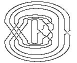 Figure 8: The Berge knot in D 2 I and an embedding after an isotopy in D 2 I that reflects the knots Z 2 symmetry (D 2 I is not drawn, but is the obvious choice for the initial braid).