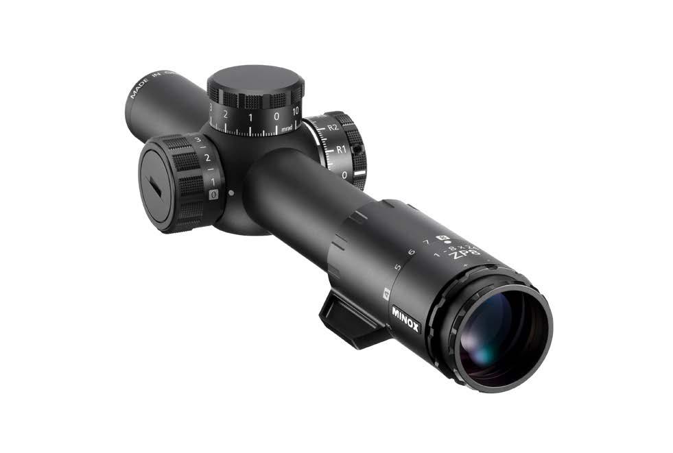 ZP8-8x24 Purpose-built features for the mission It s not just the 8x zoom and the unique reticle system, the ZP8 also convinces with its ease of operation and practical features.